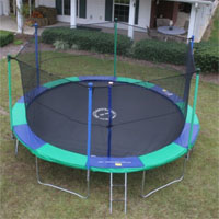 trampoline safety - involves careful placement, assembly and use