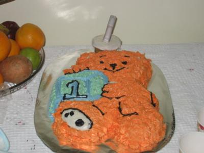 1st Birthday Bear Cake