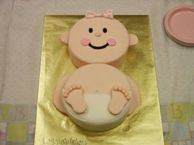 Baby Girl Cake