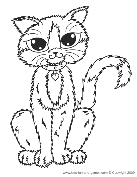 cat coloring pages