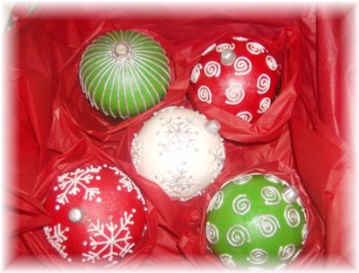 Cupcake Christmas Ornaments