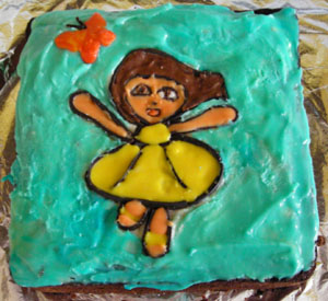 Dora Birthay Cake