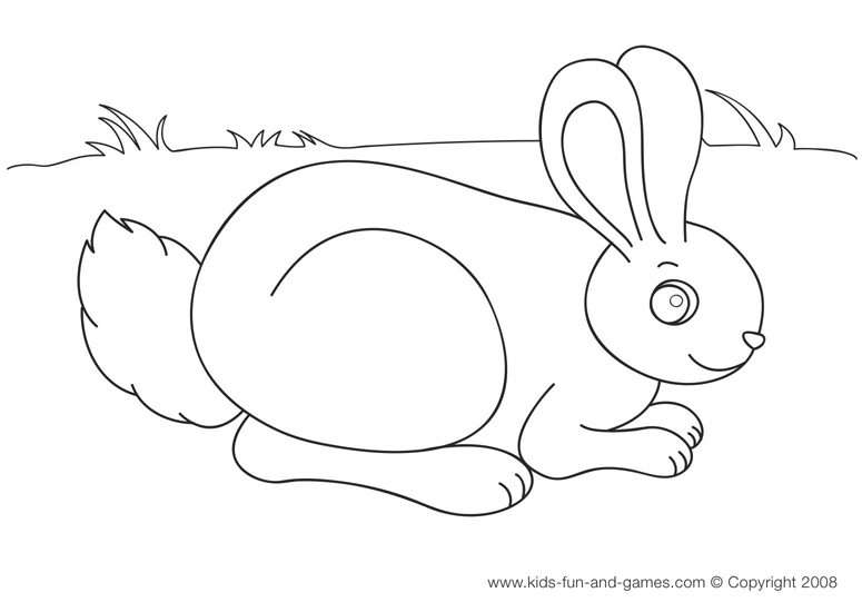 easter coloring pages - bunnies