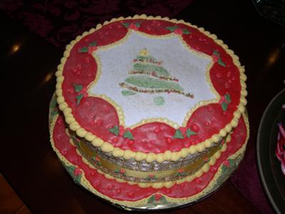 Christmas Tree Cake