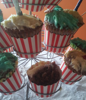 Fourth of July cupcakes - great kids activity