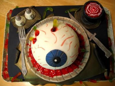 Gory Feast - Eyeball Cake