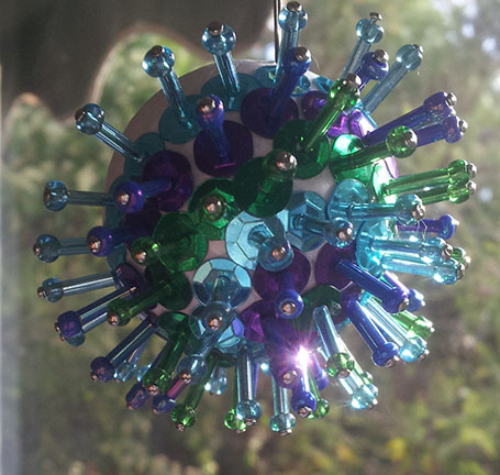 handcrafted Xmas decoration - great for kids into craft