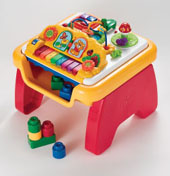 An activity table to suit the standing toddler.