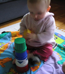 Versatile infant toys- stacking cups