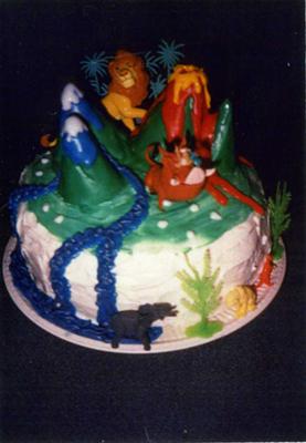Lion King in the Jungle Cake