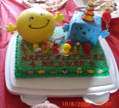 Mr Men Birthday Cake