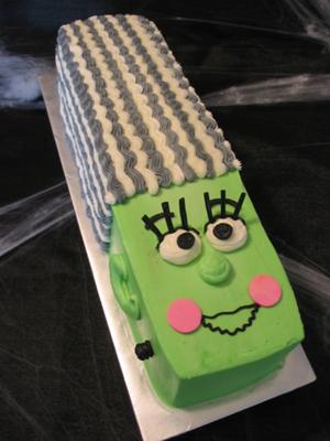 Fun Mrs Frankenstein Cake