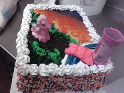 Colorful My Little Pony Cake