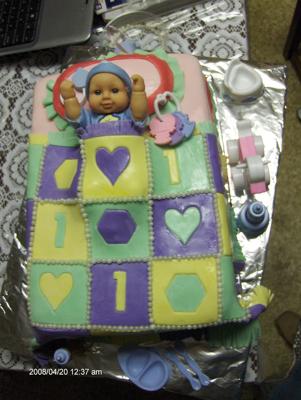 Sleeping Baby Cake