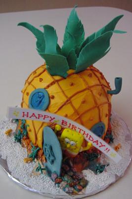 Spongebob Squarepants Birthday Cake