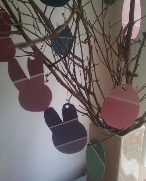 Toddler Easter crafts - Easter tree