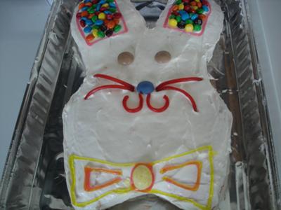 Easy Easter Bunny Cake